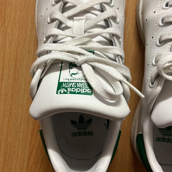 Adidas Stan Smith Sneakers in White/Green - Picture 2 of 4